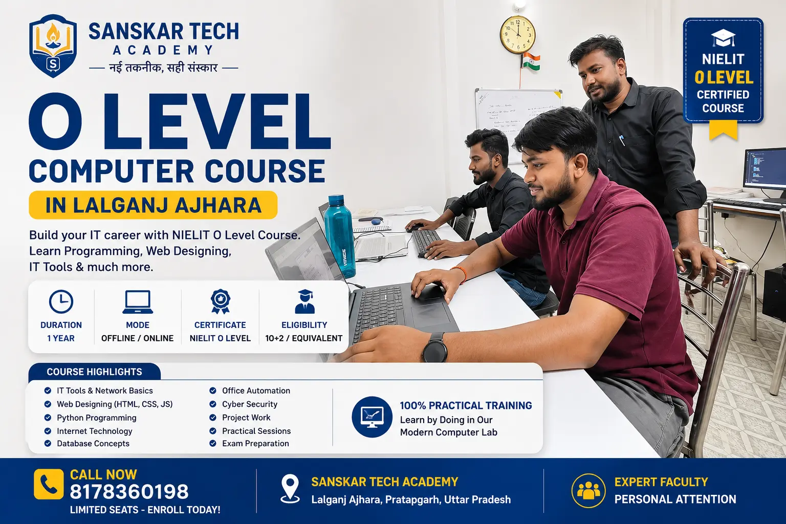 O Level Computer Course in Lalganj Ajhara